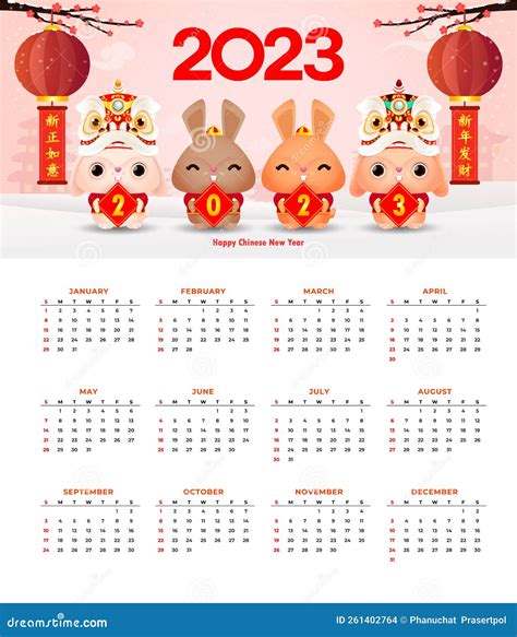 calendário chinês 2023-4